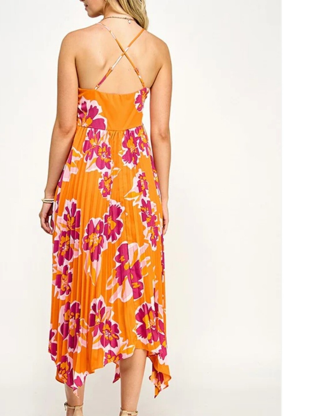 NWT Milk & Honey Floral Maxi Dress-small